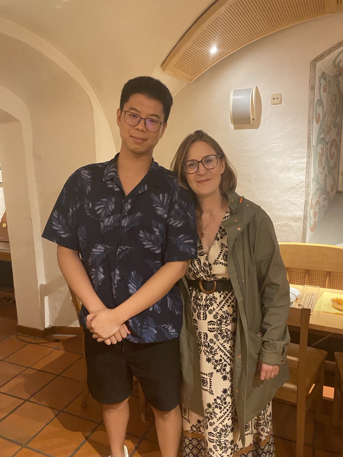 Jimmy Chiu with Natalie Schwaabe in Marktoberdorf, Germany